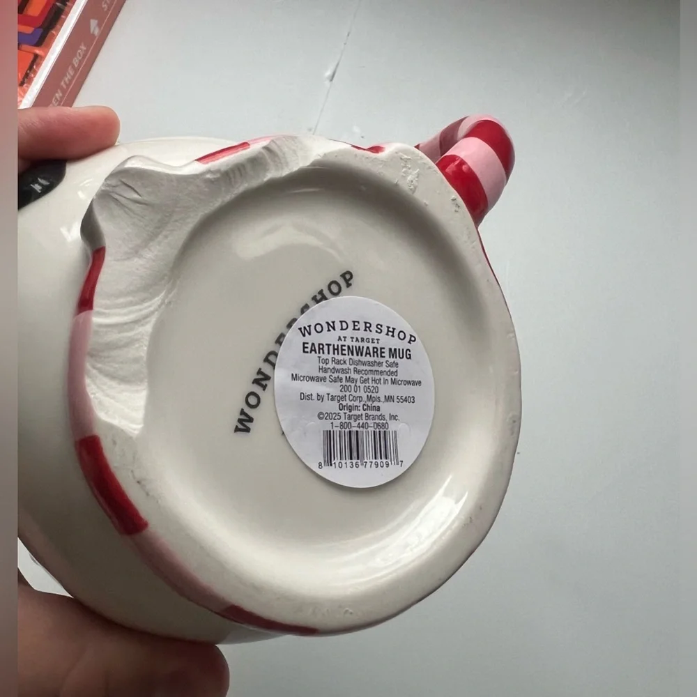 Target Wondershop Christmas Figural Bullseye With Scarf Coffee Tea Mug Cup 2025